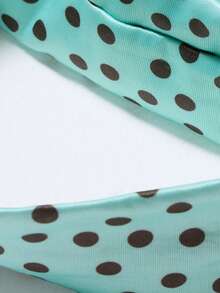 MUSERA Polka Dot Thick Stretch Headband Cute Summer Beach Going Out Daily Spring Holiday Accessory - Multicolor - View 4