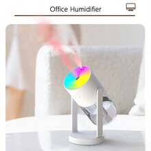 Star Projector Humidifier | RGB Color Changing Night Light | Rotatable Mist Air Humidifier | 2 Spray Modes Portable Humidifier | Car & Home Dual-Use Aromatherapy Diffuser - Multicolor - View 7