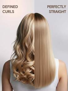 JMMO CABELLO | Plancha de pelo 2 en 1 y rizador de 25 mm, diseño curvo, rizador y plancha para ondas y alisado, alisador de calentamiento instantáneo, iones negativos para rizos suaves y resultados lisos y rectos, peluquería y salón de belleza - Enchufe UE - Enchufe EU Tipo C(220-240V) - Ver 6