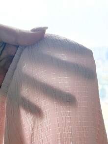 SHEIN Áo sơ mi tay ngắn raglan xếp ly đơn giản dành cho bé gái tuổi teen, kiểu dáng thường ngày. - Màu Hồng baby - Xem 6