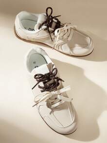 CUCCOO EASI Zapatillas planas y casuales con forro térmico para mujer, versátiles para uso diario - Albaricoque - Ver 6