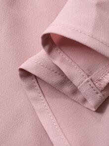 DAZY Women's Elegant Lace Patchwork Dress With Veil, 2 Pieces Set, Spring/Summer - Pink - View 7