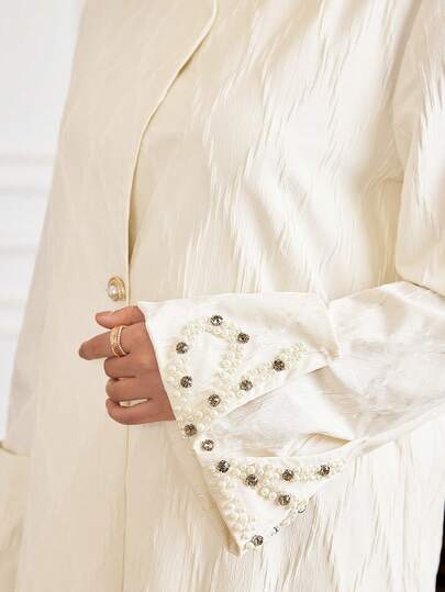 Al Najma Women's Minimalist Long Sleeve Arabic Abaya