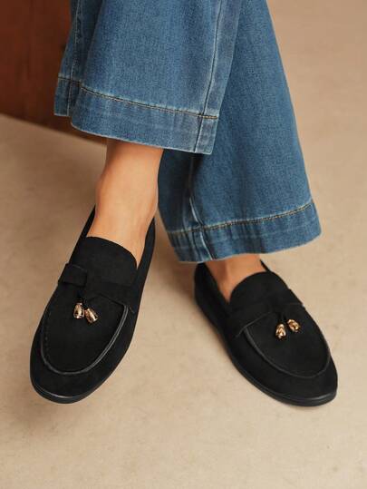 Rosivie Women Casual Flat Loafers, Simple & Fashionable, For Everyday Wear
