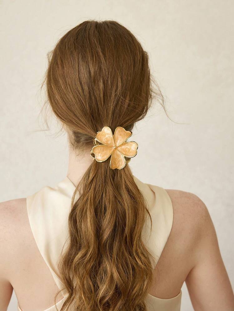 OIL DRIPPING FLOWER HAIR CLIP HAIR CLAWS CLAW CLIPS HAIR CLIPS HAIR JAW CLIP HAIR CLAMPS HAIR CLUTCH HAIR CATCHER CLIP