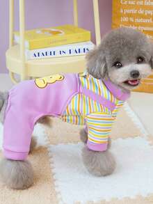 PETSIN Pet Clothing, Dog Clothing, Cat Four Legged Clothing, Casual Overalls, Spring And Summer New Small Animal Overalls, Traction Buckle Jumpsuit, Pet Supplies, Casual Overalls - Multicolor - View 11