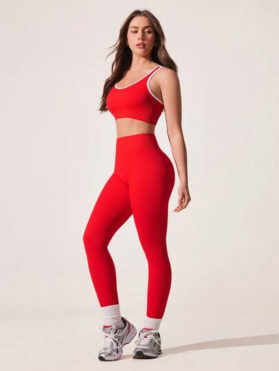 Core Rhythm Women's Casual Sporty Outfit, Contrast Color