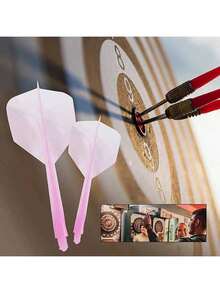 3/6 件套 2BA 一体式飞镖杆和飞镖翼套装 专业透明防掉落飞镖 飞镖翼杆 塑料飞镖配件 - 彩色 - 查看 1