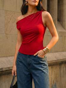 Daynim Blusas para mujer - Rojo - Ver 8