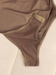 SHEIN 3pcs/Set Teen Girls Casual Waist Cinched Round Neck Sleeveless Jumpsuit - Multicolor - View 5