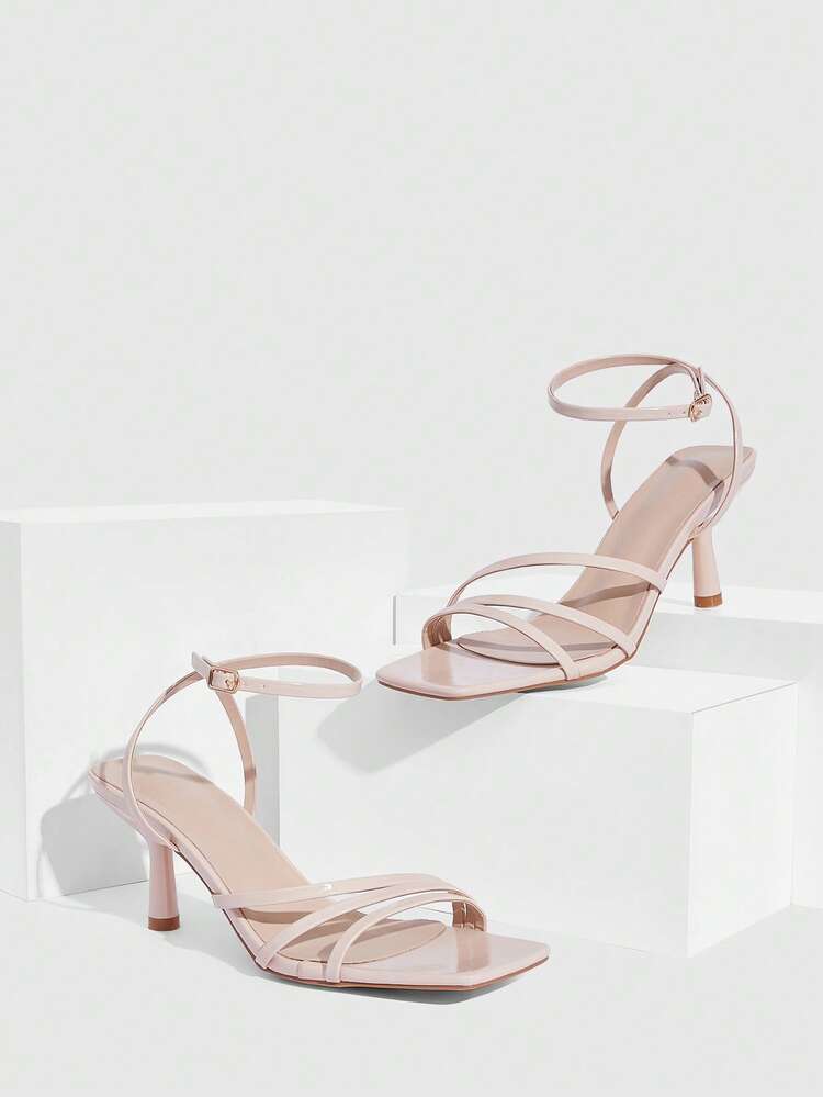 CUCCOO SZL Women's Elegant Minimalist Heeled Sandals For Commuting