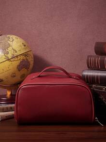 HARRY POTTER X SHEIN Red And Yellow Plaid Cartoon Lion English Alphabet Pattern Large-Capacity Bag, Suitable For Daily Use - Multicolor - View 5