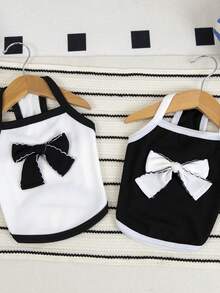 PETSIN 宠物服装、狗狗服装、猫咪吊带背心、休闲背心、春夏新品、小型动物吊带背心、清凉休闲装 - 彩色 - 查看 6