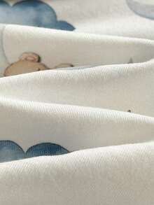 Cozy Pixies 2pcs Baby Boy Cartoon Animal Print Soft Knit Cardigan Jacket And Elastic Waist Pants Set Toddler Sleep Wear Pajama Baby Set Boy Pajamas Set Baby Pj Set Baby Boy Sleep Set Baby Boy Pajama Set - Multicolor - View 5