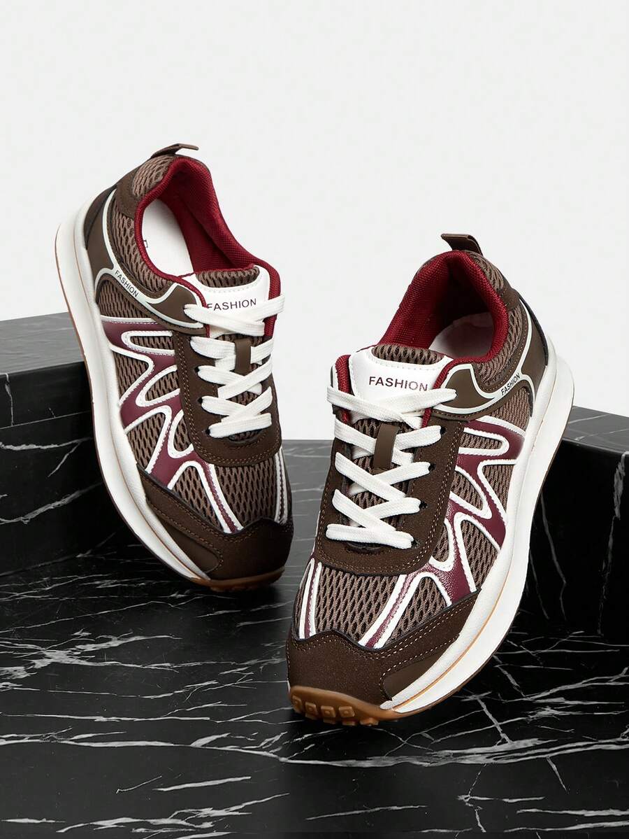 Vate Women's Casual Sneakers - Brown - View 1