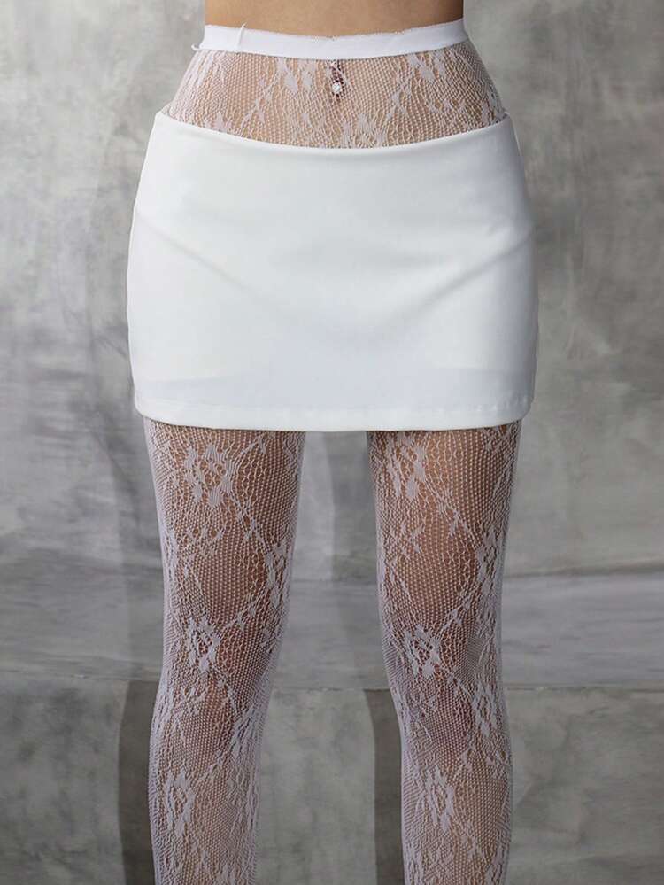 Tall Women's Sexy Lace Leggings