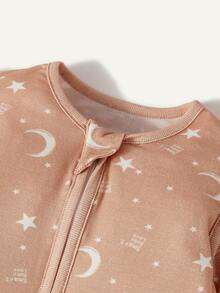 Cozy Pixies One-Piece Baby Sleeping Bag, Moon And Star Pattern, Detachable Sleeves, Comfortable And Soft, Newborn Sleeping Bag, Oeko-Tex Certified - Multicolor - View 12