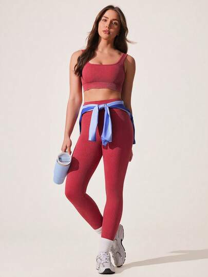 Core Rhythm 女士纯色简约休闲运动套装