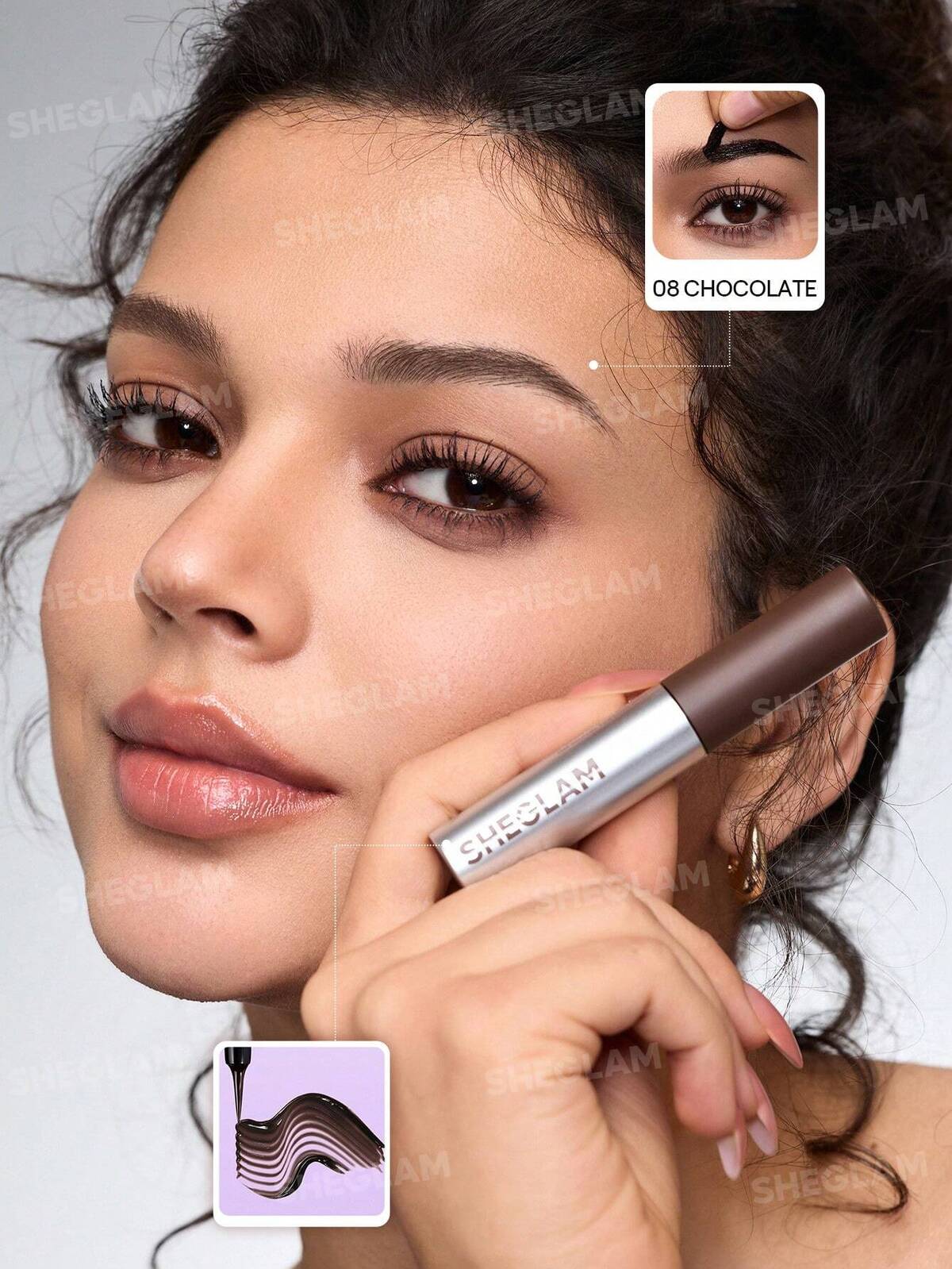 Tint Lock Tattoo Peel Off Brow Gel-Chocolate