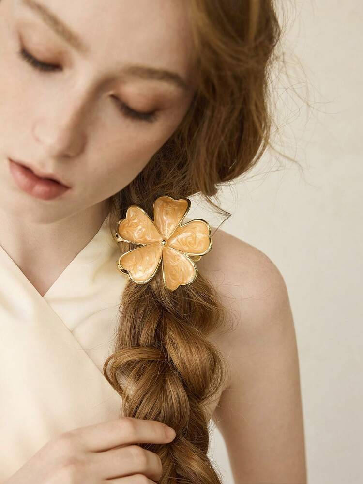 OIL DRIPPING FLOWER HAIR CLIP HAIR CLAWS CLAW CLIPS HAIR CLIPS HAIR JAW CLIP HAIR CLAMPS HAIR CLUTCH HAIR CATCHER CLIP