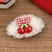 1pc Christmas Plush Animal Hair Clips, Girls Versatile Bangs Side Clips, Elegant Flyaway Hair Pins - Multicolor - View 15