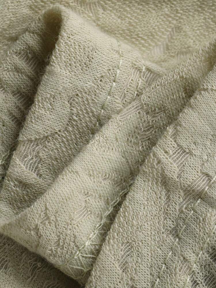 Women's Elegant Floral Textured Asymmetric Flare Sleeve T-Shirt And Fish Tail Hem Skirt 2-Piece Set, Spring/Summer