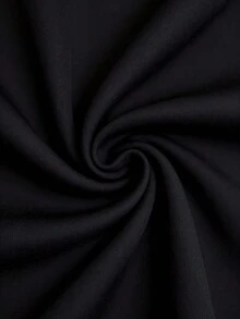 SHEIN PETITE Váy dài tay trễ vai màu đen trơn thanh lịch cho kỳ nghỉ hè trên bãi biển, thích hợp cho hẹn hò hàng ngày, đi chơi đêm, hộp đêm, tiệc tùng, tụ tập, tiệc cocktail, váy dự tiệc ngày lễ, tiệc hồ bơi - màu đen - Xem 13