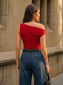 Daynim Blusas para mujer - Rojo - Ver 6