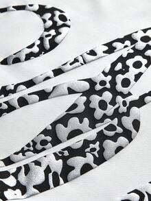 TOKVUE Men's INS Style Casual Loose Fit T-Shirt, Boyfriend/Husband Gift, Anniversary Gift, Fashion - White - View 2