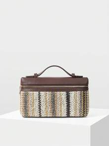 PREMIUM SQUARE OPENWORK BAG - Neon - View 7