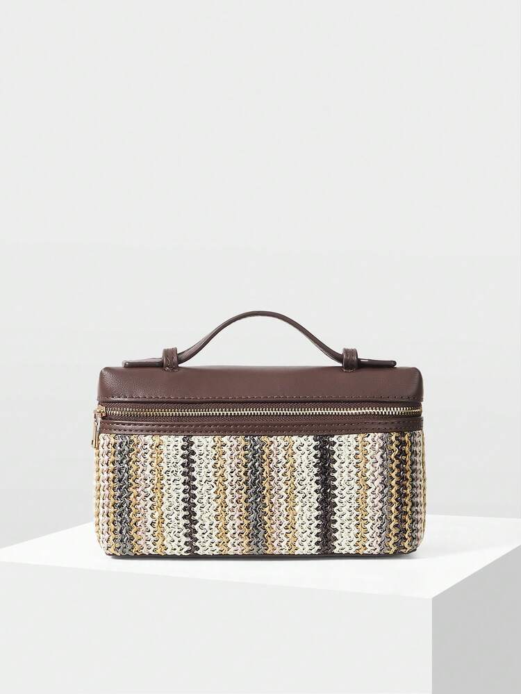 WOMEN'S FASHIONABLE AND ELEGANT RED CROCODILE PATTERN HANDBAG BOX BAG, SUITABLE FOR DAILY COMMUTING, DATING AND SHOPPING, CHRISTMAS GIFTS