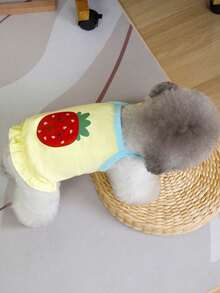 PETSIN Pet Clothing, Dog Clothing, Cat Camisole, Casual Vest, Spring And Summer New Item, Small Animal Camisole, Cool Casual Clothing, Fruit Cartoon Picture, That Cool Vest - Multicolor - View 12