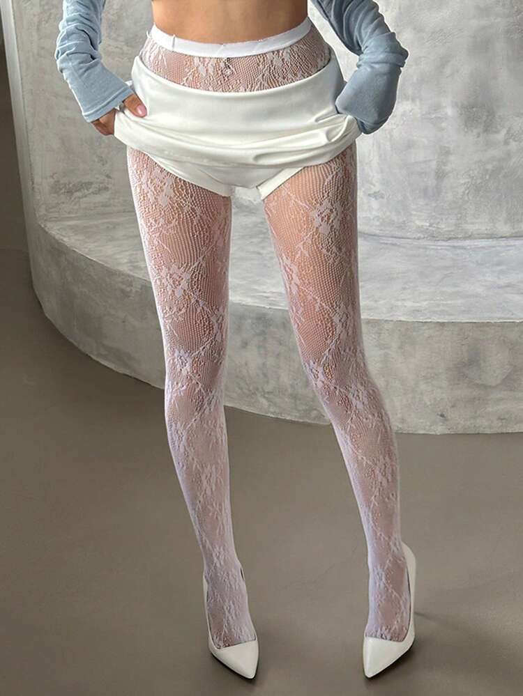 Tall Women's Sexy Lace Leggings