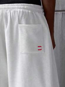 NEON BLANC 男士连帽衫和长裤，运动风格，条纹设计，宽松版型，街头风格。 - 淺灰色 - 查看 6