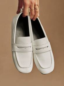 Rosivie 女士乐福鞋 - 白色 - 查看 8