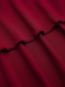 GlowEve Women's Knitted Elegant Summer Women's Dress - Red - View 6