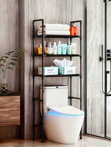 1PC 2-3 Tier Toilet Storage Rack Floor Multi-Layer Multi-Functional Towel Bath Room Daily Necessity Organizer - Multicolor - View 3