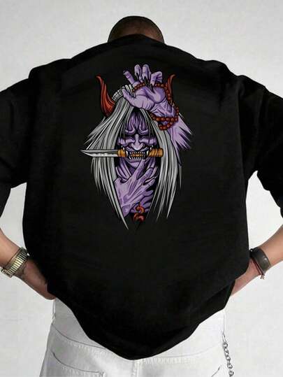 A men's  with a round neck casual fit and short , elegant and casual style, suitable for daily outings, school, and summer essentials