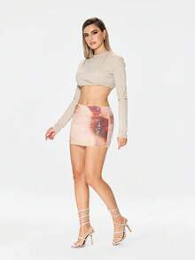 Glitzique Giày cao gót Stiletto cho nữ, thời trang tối giản quai dán đá Rhinestone, mũi tròn, kiểu dáng cơ bản cho mùa hè và mùa thu - Bạc - Xem 6