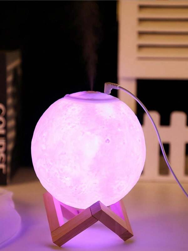 月亮加湿器，多功能大容量喷雾器，空气喷雾器，月亮灯，USB夜灯桌面装饰，香薰灯，万圣节圣诞节生日派对礼物