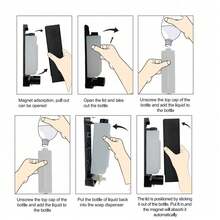 1PC/2PCS/3PCS Specifications Of Shower Wall Shampoo Dispenser, Shampoo And Conditioner Dispenser, Shampoo Dispenser, Bathroom Perforated/Non Perforated Perforated Shower Gel Soap Dispenser Set Suitable For Hotel Bathrooms Kitchen Items Kitchen Accessories Kitchen Kitchen Tools - multicolor - View 4