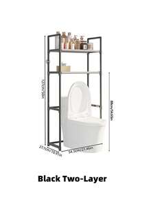 1PC 2-3 Tier Toilet Storage Rack Floor Multi-Layer Multi-Functional Towel Bath Room Daily Necessity Organizer - Multicolor - View 12