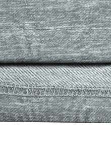 Manfinity Homme Men's Grey Summer Casual 2-Piece Set,Short Sleeve Crew Neck T-Shirt And Pant Matching Sets For City Break,Outdoor Sports,Daily Leisure & Travel Wear - Light Grey - View 7