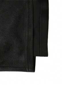 Manfinity Sport Corelite 男士图案字母印花抽绳腰休闲运动短裤 - 黑色 - 查看 3