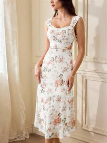 Vintamour 复古优雅女士连衣裙 印花休闲度假美人鱼裙摆连衣裙 夏季女装 夏季连衣裙 舞会礼服 毕业礼服 夏季服装 婚礼宾客礼服 女士度假装 女士婚纱 度假装 女士毕业礼服 优雅复活节连衣裙 女士优雅印花连衣裙 节日装 乡村音乐会装 迎婴派对礼服 邮轮装 女士早午餐装 母亲节礼服 - 白色 - 查看 7