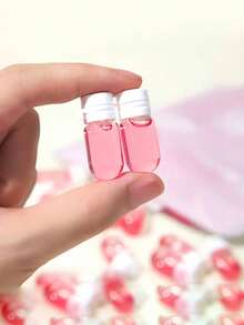 100pcs Transparent Travel Dispenser, 2ml/3ml With Flip Cover, Portable Glass Bottle, Used To Store Lotion And Lotion - Multicolor - View 2