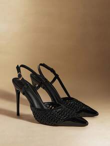 Rosivie Women's High-Heeled Shoes - Black - View 3