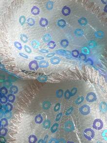 Swim Mod 两件式泳衣，性感挂脖三角胸罩和侧系带比基尼套装，夏季度假，闪光纹理面料 - 彩色 - 查看 4