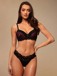 Silquee 5pack Floral Lace Panty, Sexy Lingerie - Multicolor - View 1