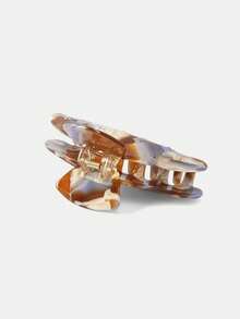 MOTF MICRO-INLAID ACETATE HAIR CLAW CLIP (RANDOM PATTERN) - Coffee and blue color mixing - View 8
